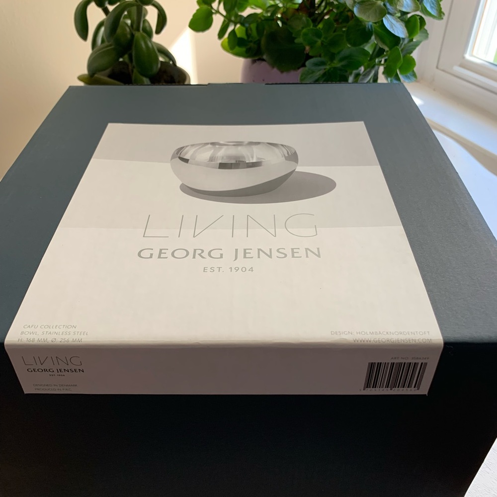 NIB Georg Jenson Cafu collection vase/bowl